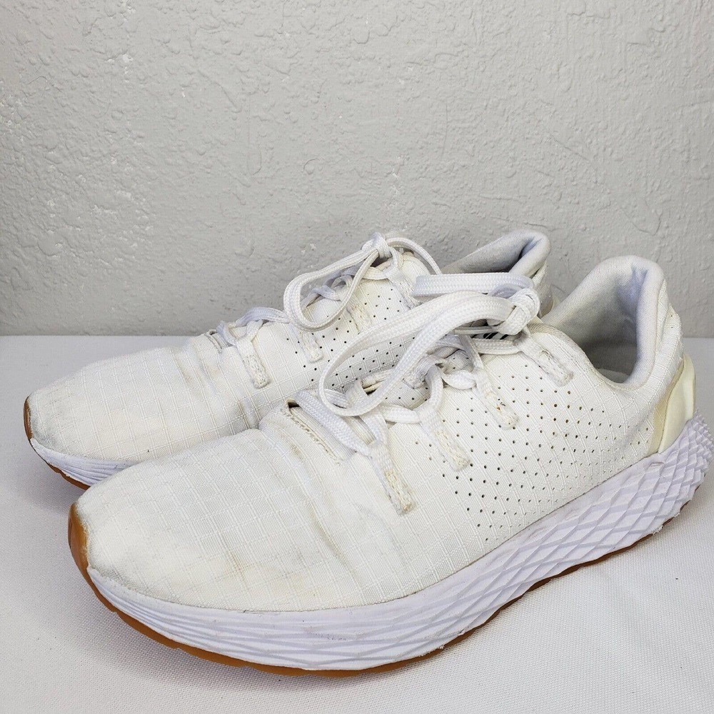 Nobull Womens Ripstop Runner Shoes White Athletic Trainer Gym Sneakers